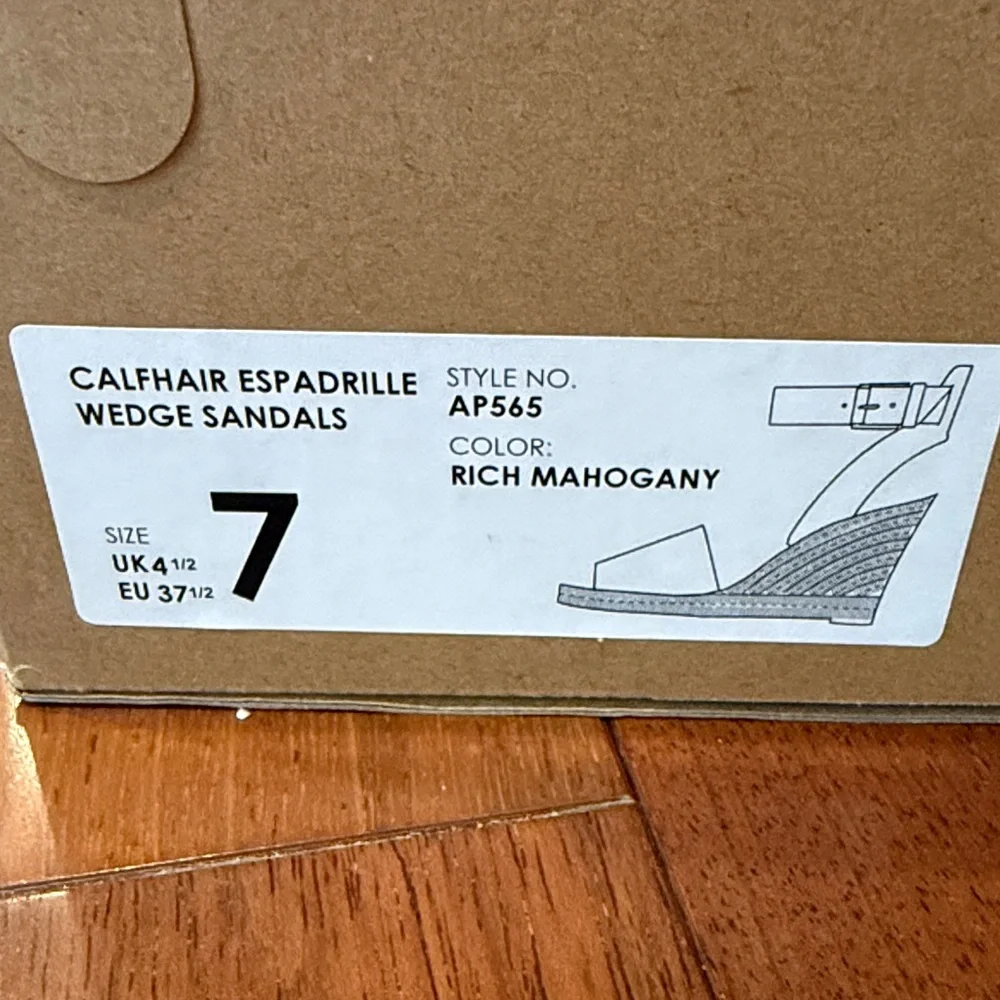 J. Crew Leopard Espadrille Ankle-Strap Wedges in Tan & Black - Picture 2 of 3